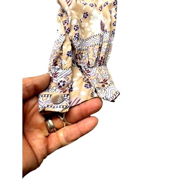 NATALIE MARTIN GEORGIA WRAP - VINTAGE FLOWERS AMETHYST Size Small - Picture 8 of 16